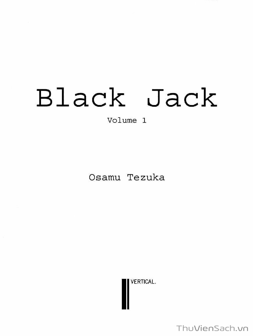 Truyện Tranh Bác Sĩ Quái Dị - Black Jack trang 1