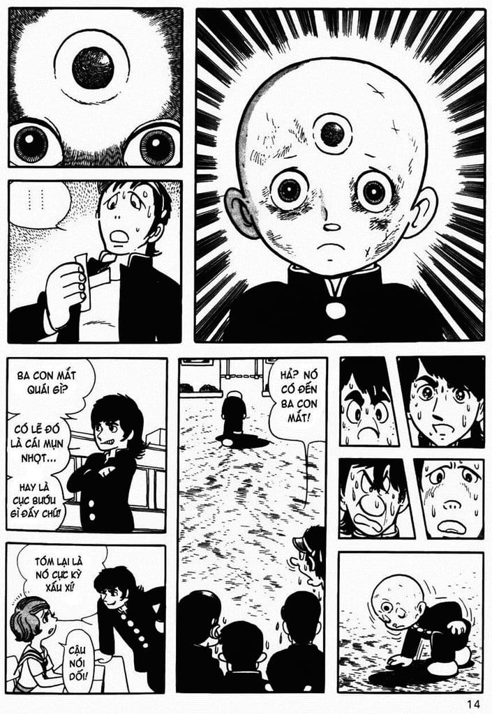 Truyện Tranh Cậu Bé Ba Mắt - Mitsume Ga Tooru trang 12