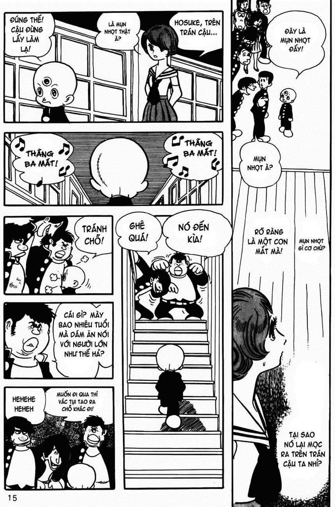 Truyện Tranh Cậu Bé Ba Mắt - Mitsume Ga Tooru trang 13