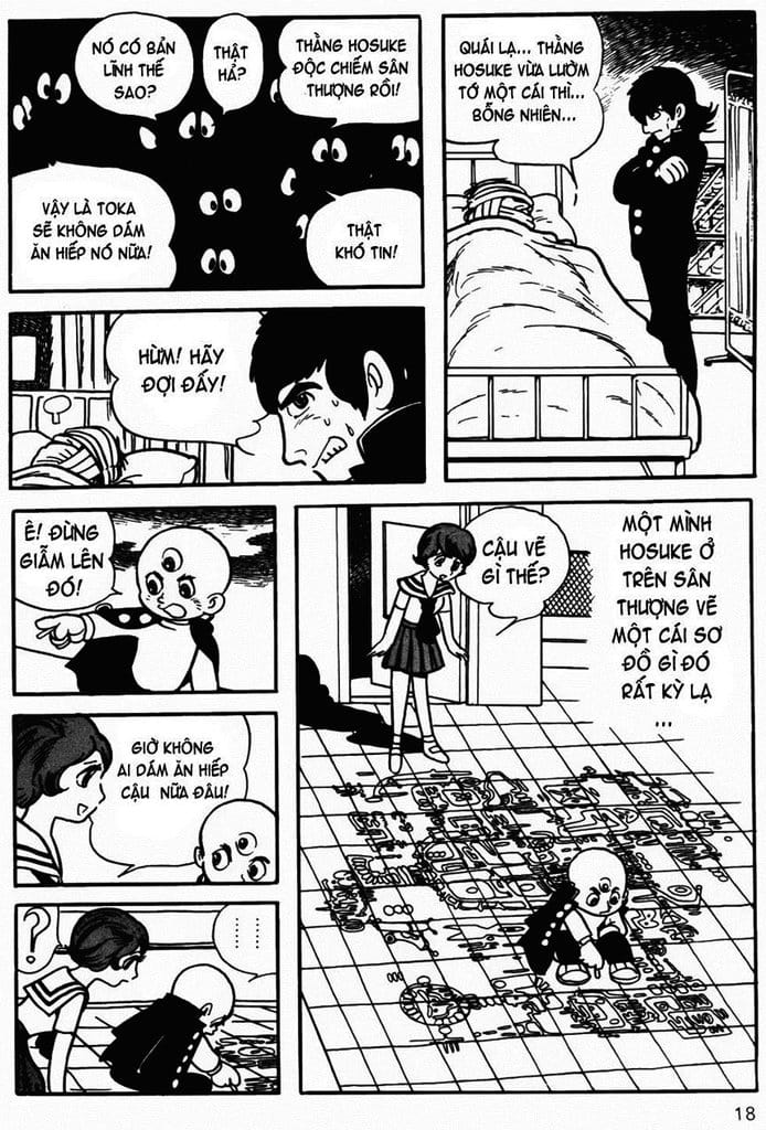 Truyện Tranh Cậu Bé Ba Mắt - Mitsume Ga Tooru trang 16