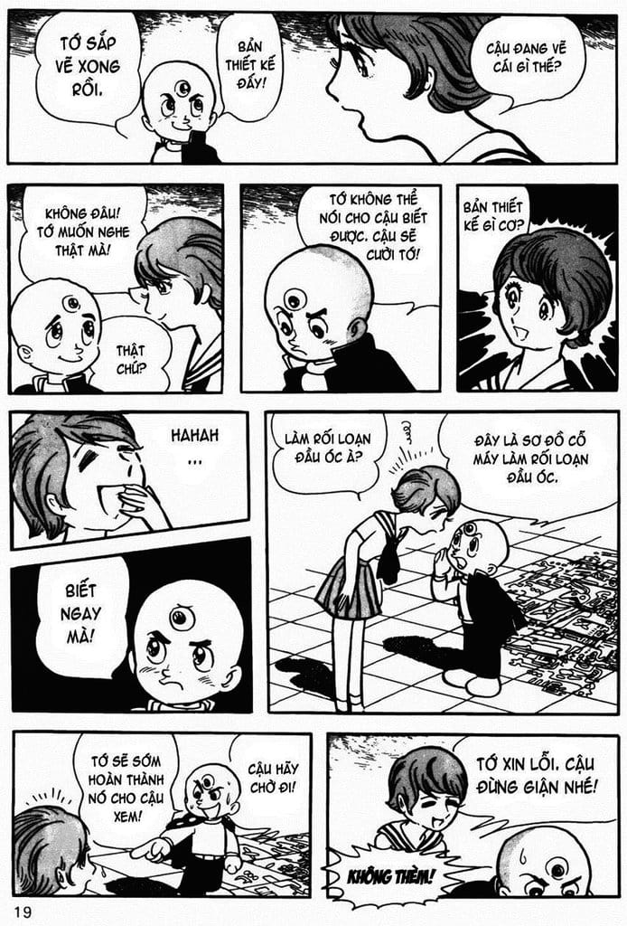 Truyện Tranh Cậu Bé Ba Mắt - Mitsume Ga Tooru trang 17