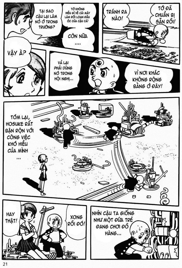 Truyện Tranh Cậu Bé Ba Mắt - Mitsume Ga Tooru trang 19