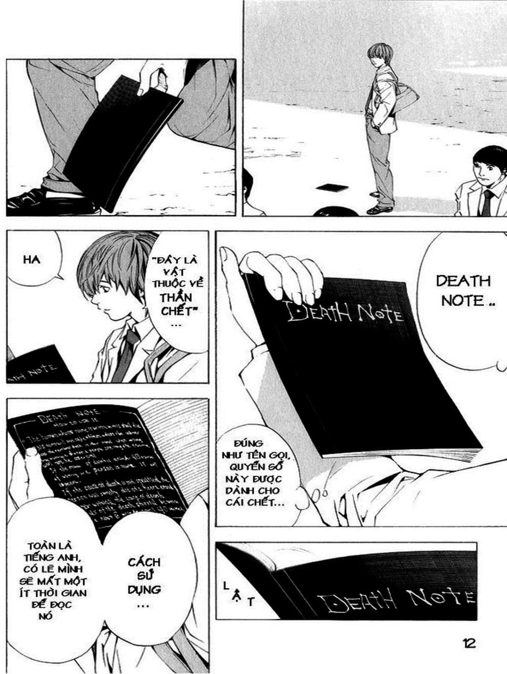 Truyện Tranh Cuốn Sổ Thiên Mệnh - Death Note trang 13
