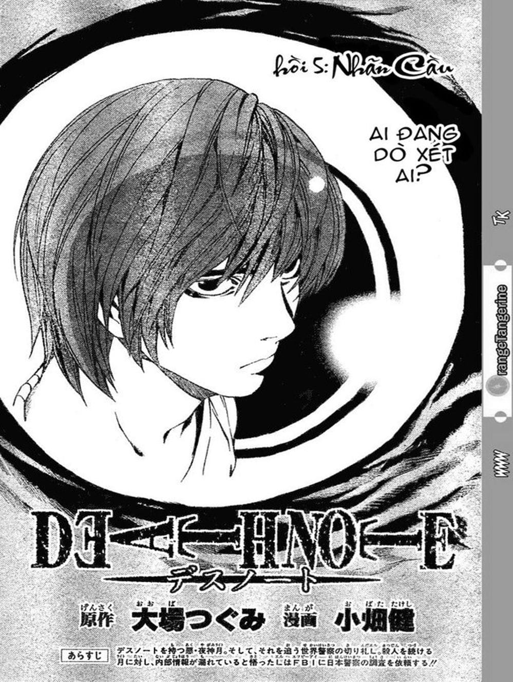 Truyện Tranh Cuốn Sổ Thiên Mệnh - Death Note trang 135