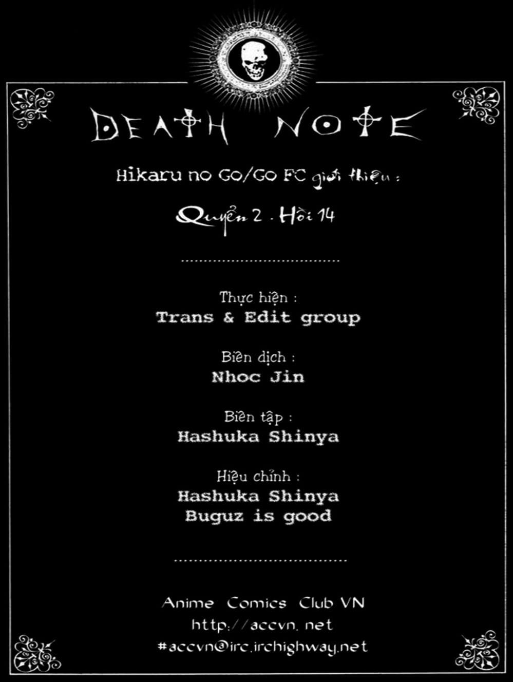 Truyện Tranh Cuốn Sổ Thiên Mệnh - Death Note trang 317