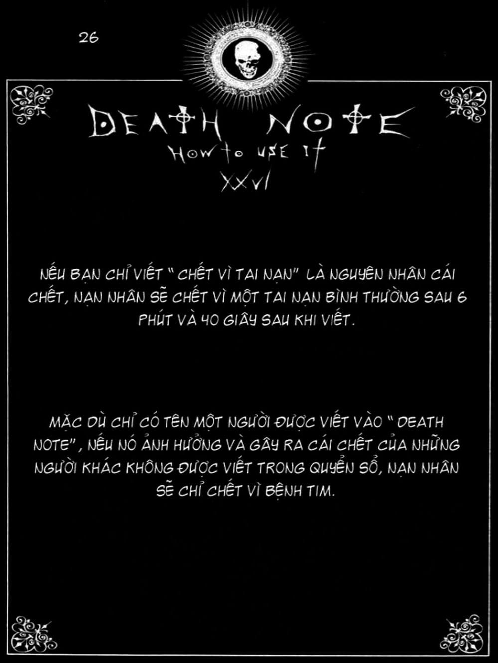 Truyện Tranh Cuốn Sổ Thiên Mệnh - Death Note trang 2452