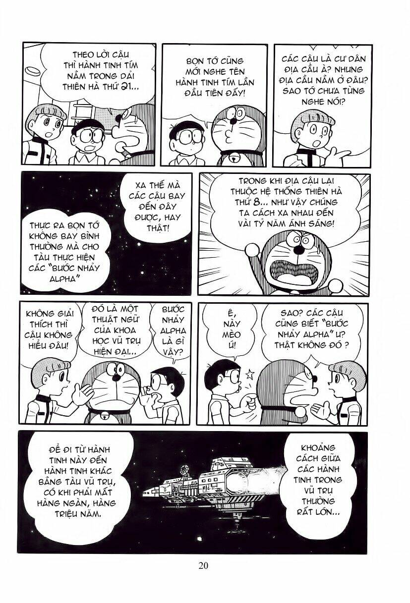 Truyện Tranh Doraemon: Bí Mật Hành Tinh Màu Tím trang 20