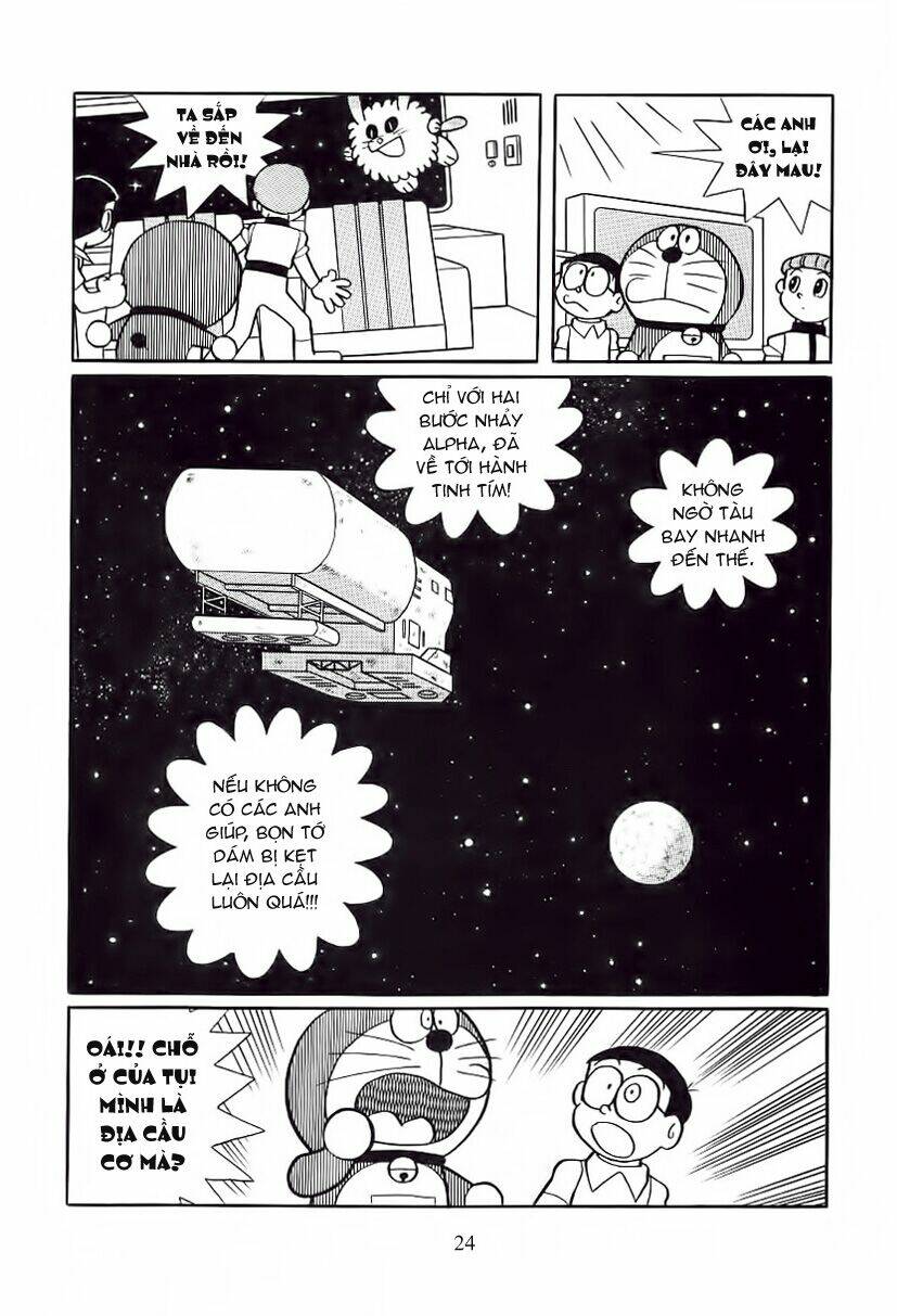 Truyện Tranh Doraemon: Bí Mật Hành Tinh Màu Tím trang 24