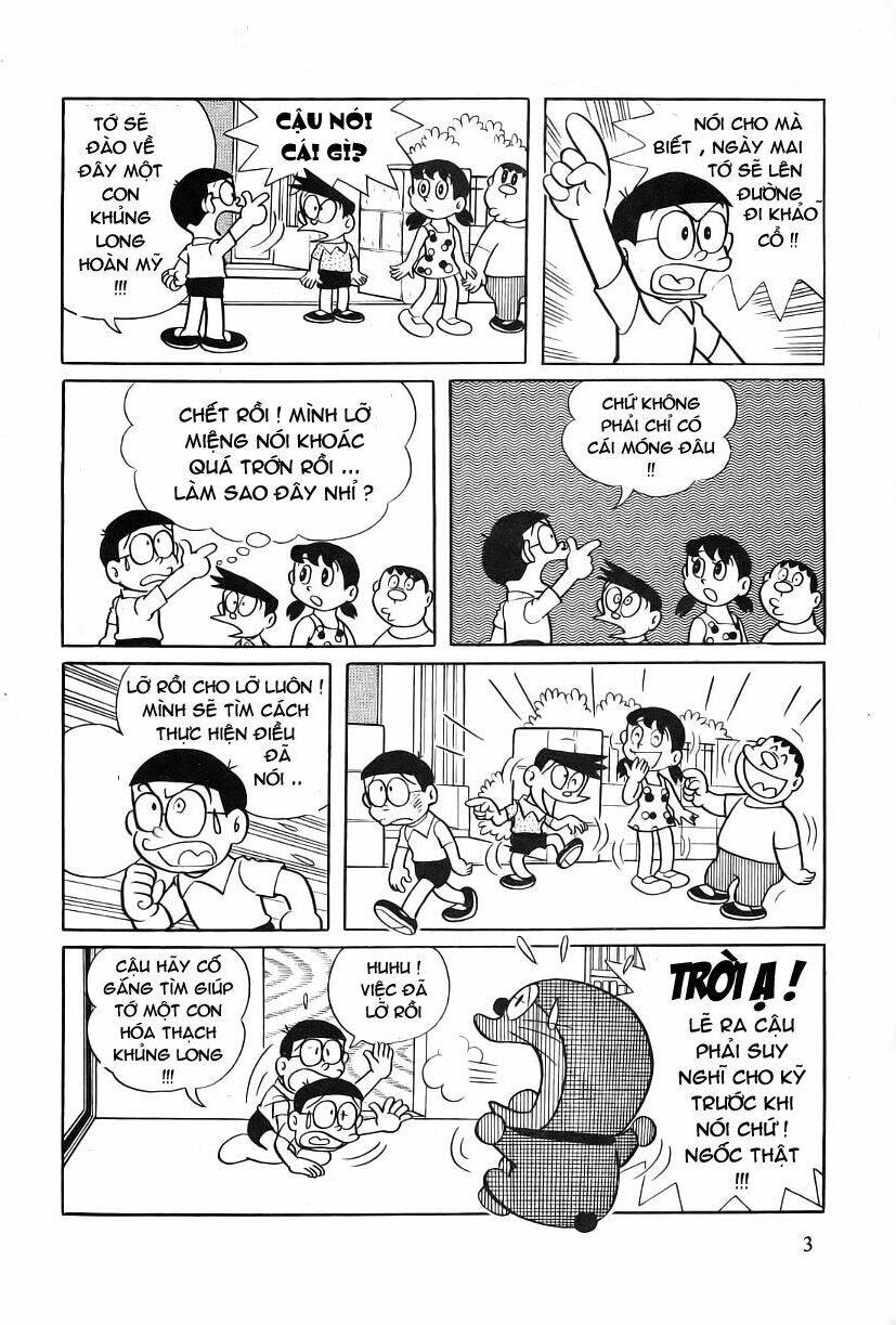 Truyện Tranh Doraemon: Thăm Công Viên Khủng Long trang 4