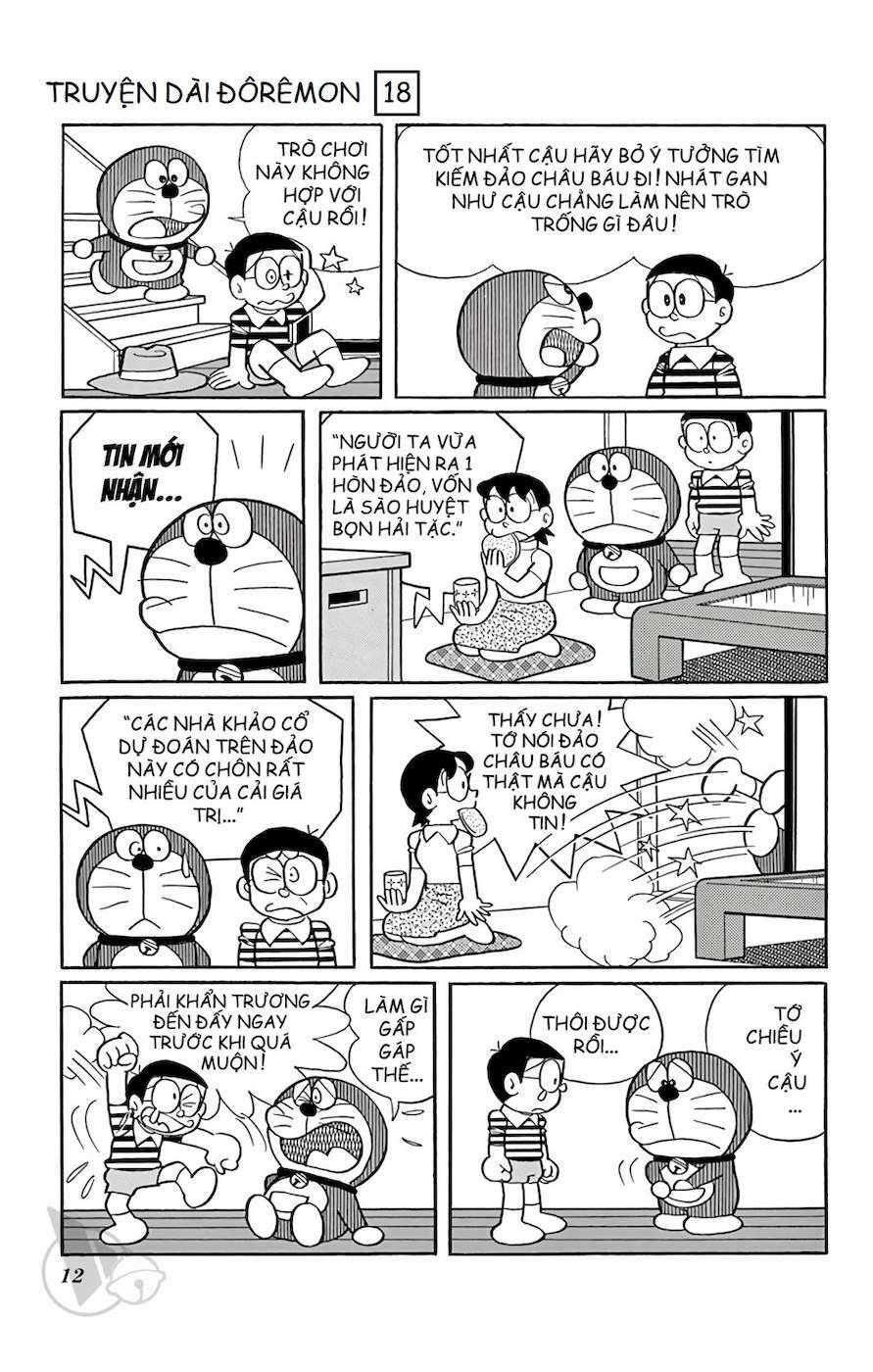 Truyện Tranh Doraemon: Cuộc Phiêu Lưu Đến Đảo Giấu Vàng trang 11