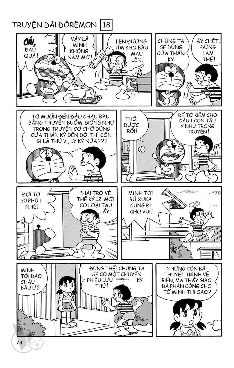 Truyện Tranh Doraemon: Cuộc Phiêu Lưu Đến Đảo Giấu Vàng trang 13