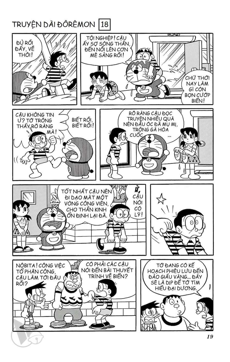 Truyện Tranh Doraemon: Cuộc Phiêu Lưu Đến Đảo Giấu Vàng trang 18