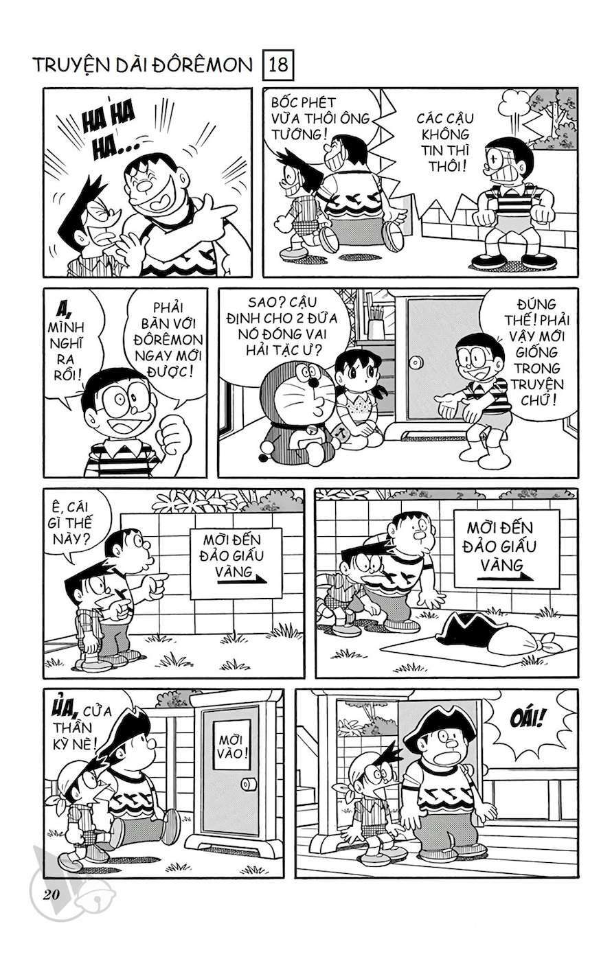 Truyện Tranh Doraemon: Cuộc Phiêu Lưu Đến Đảo Giấu Vàng trang 19