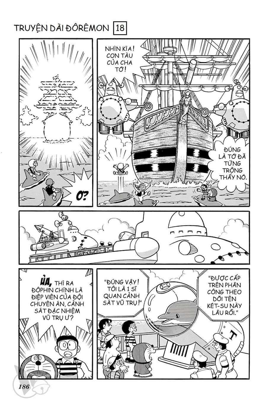 Truyện Tranh Doraemon: Cuộc Phiêu Lưu Đến Đảo Giấu Vàng trang 185