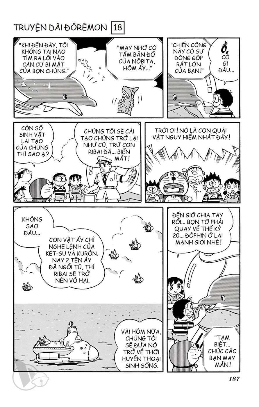 Truyện Tranh Doraemon: Cuộc Phiêu Lưu Đến Đảo Giấu Vàng trang 186