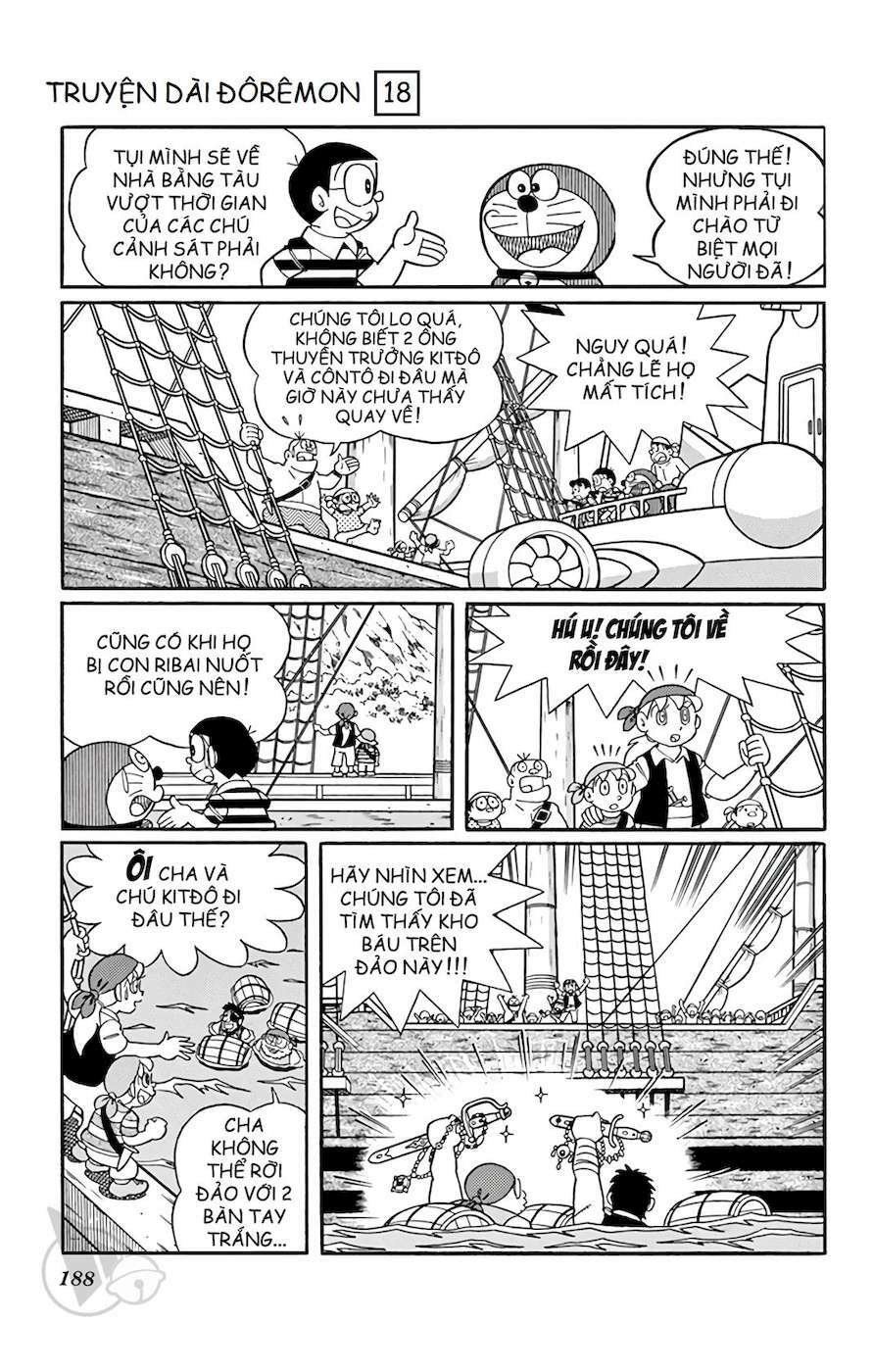 Truyện Tranh Doraemon: Cuộc Phiêu Lưu Đến Đảo Giấu Vàng trang 187