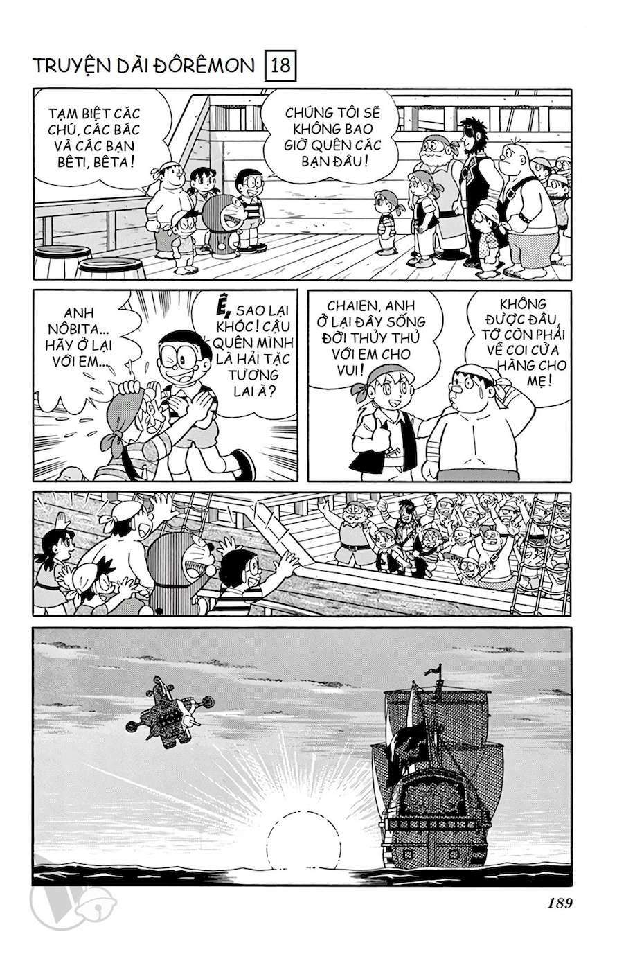 Truyện Tranh Doraemon: Cuộc Phiêu Lưu Đến Đảo Giấu Vàng trang 188