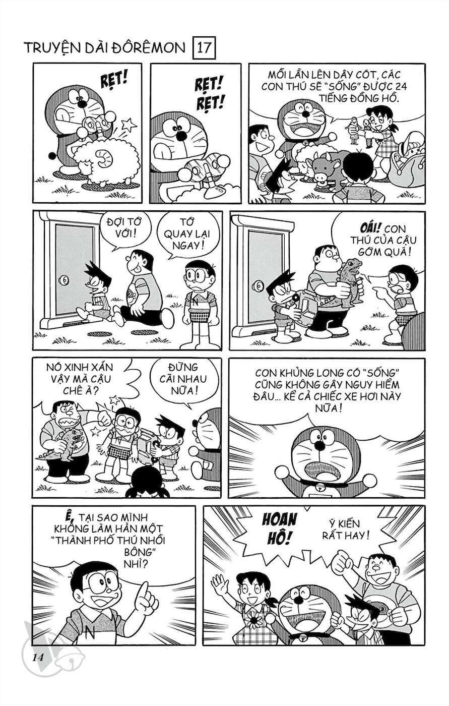 Truyện Tranh Doraemon: Thành Phố Thú Nhồi Bông trang 13