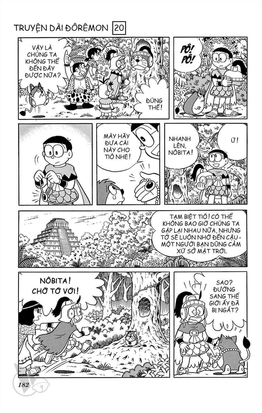 Truyện Tranh Doraemon: Truyền Thuyết Về Vua Mặt Trời Nôbita trang 181