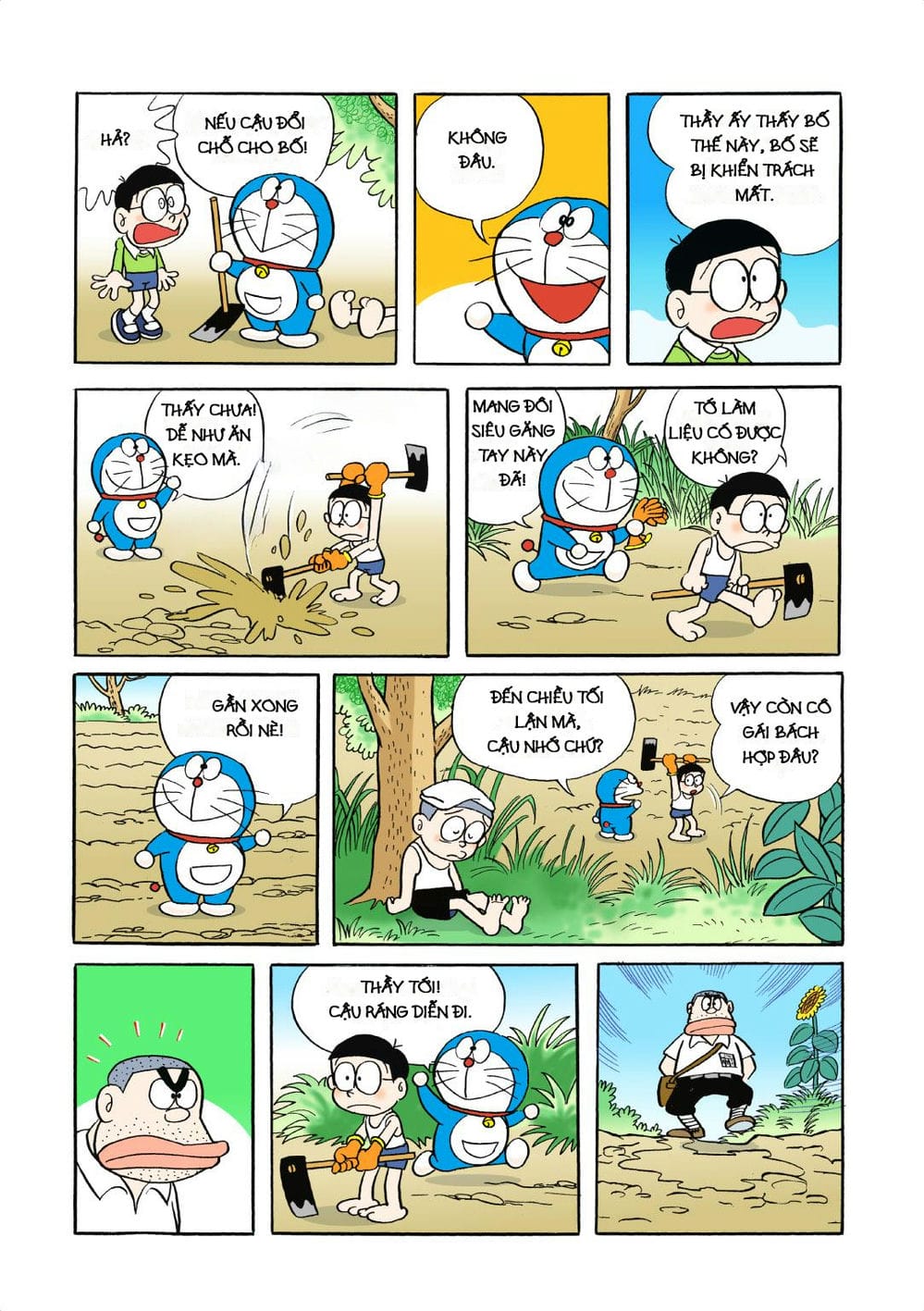 Truyện Tranh Doraemon Đại Tuyển Tập trang 136