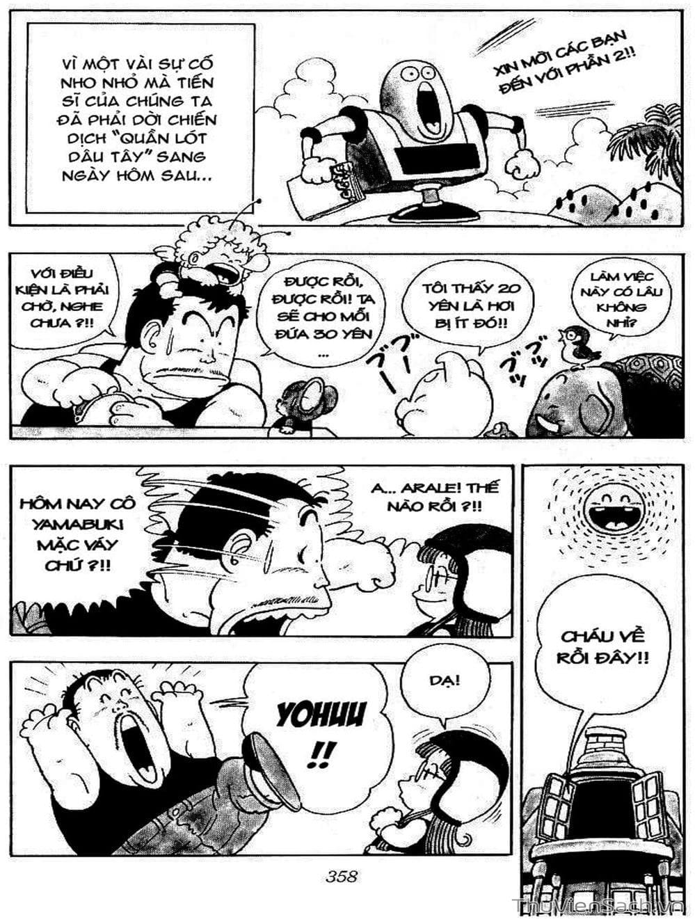 Truyện Tranh Tiến Sĩ Slump - Dr. Slump trang 338