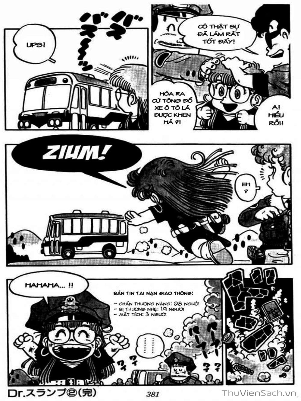 Truyện Tranh Tiến Sĩ Slump - Dr. Slump trang 733