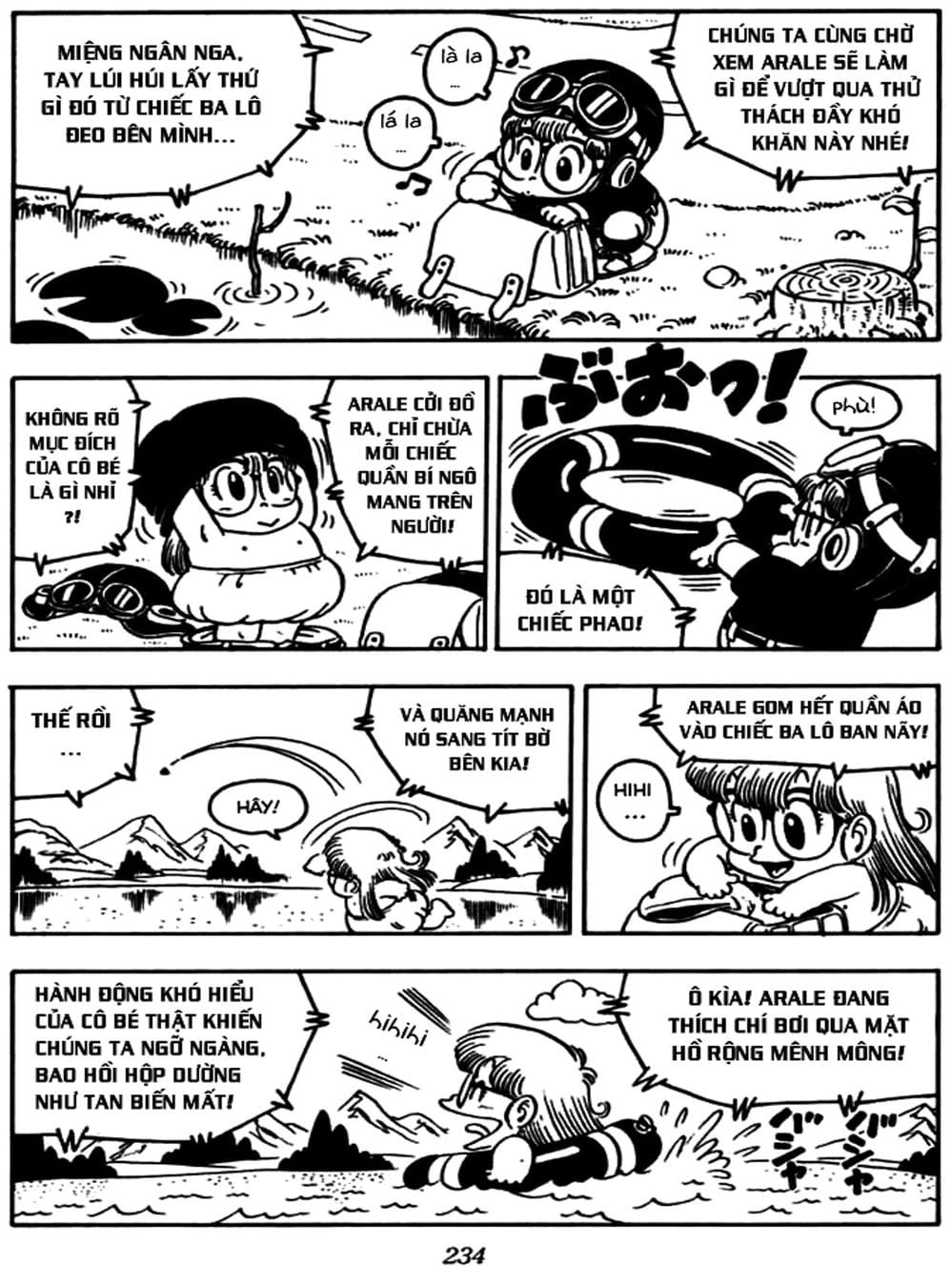 Truyện Tranh Tiến Sĩ Slump - Dr. Slump trang 1314