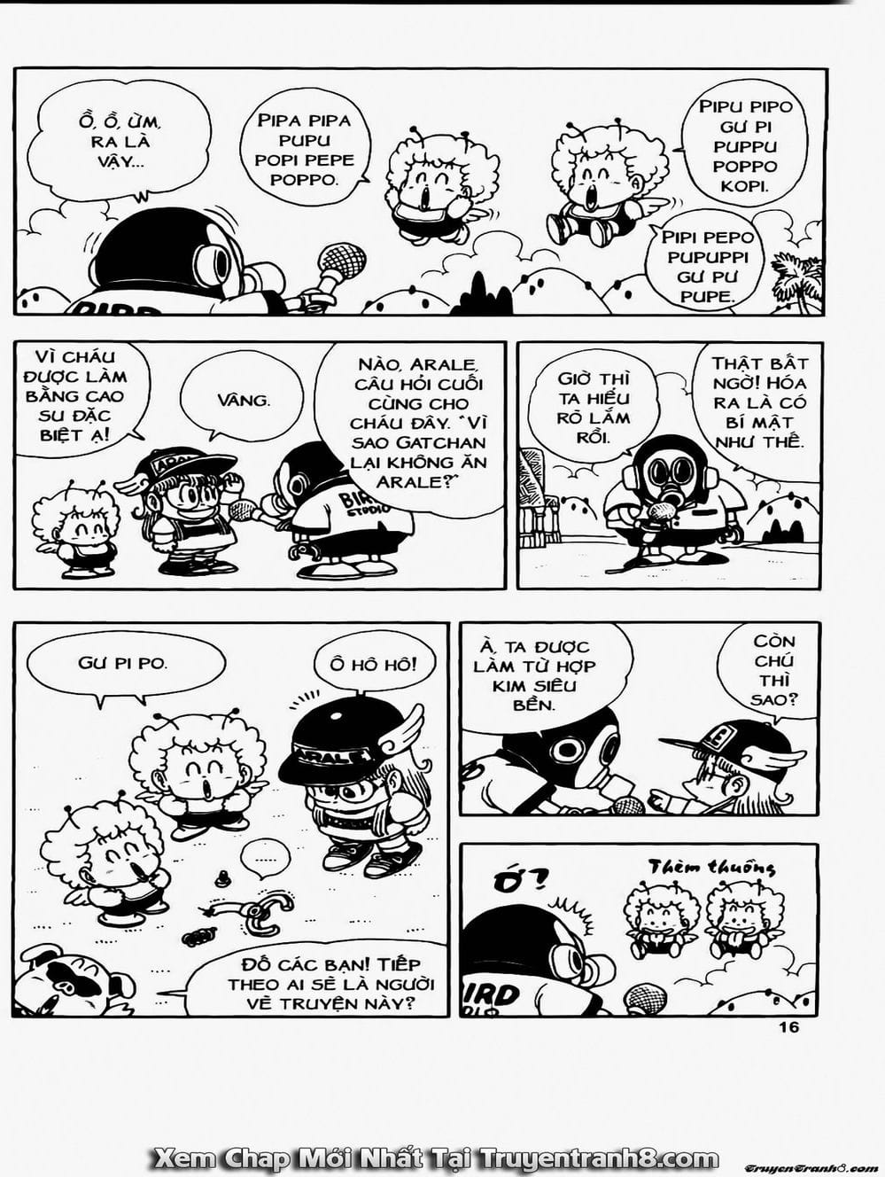 Truyện Tranh Tiến Sĩ Slump - Dr. Slump trang 1367