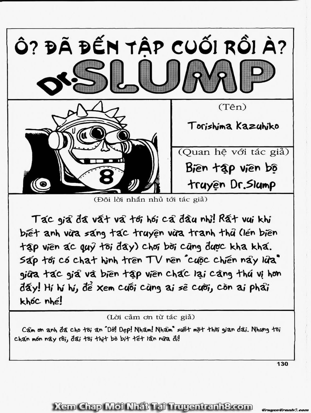 Truyện Tranh Tiến Sĩ Slump - Dr. Slump trang 1858