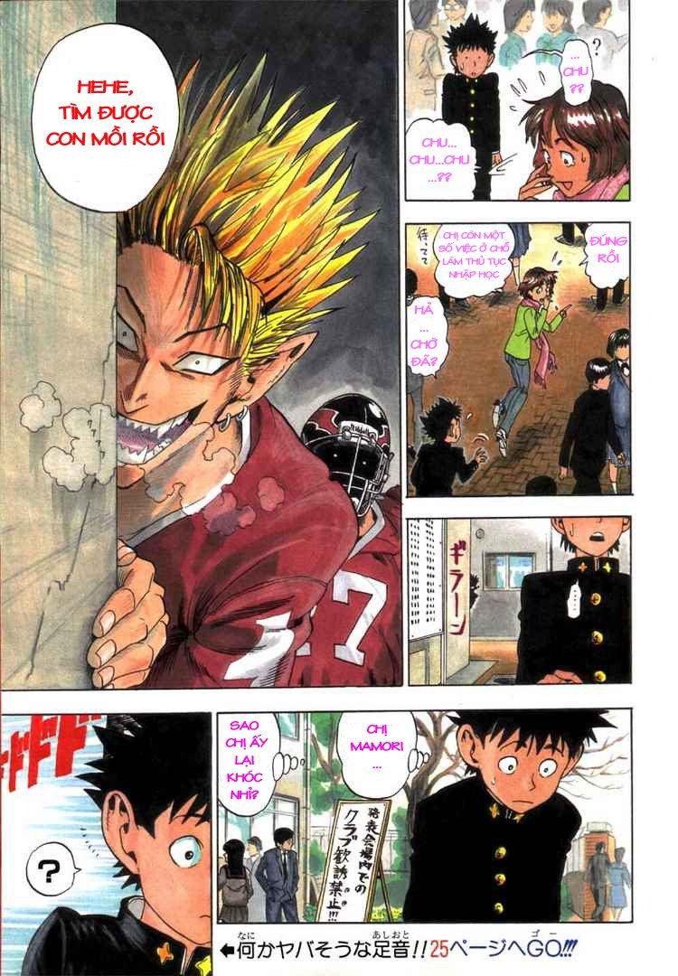 Truyện Tranh Lá Chắn Mắt - Eyeshield 21 trang 15