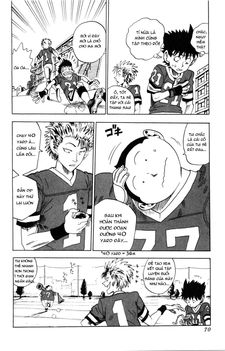 Truyện Tranh Lá Chắn Mắt - Eyeshield 21 trang 73