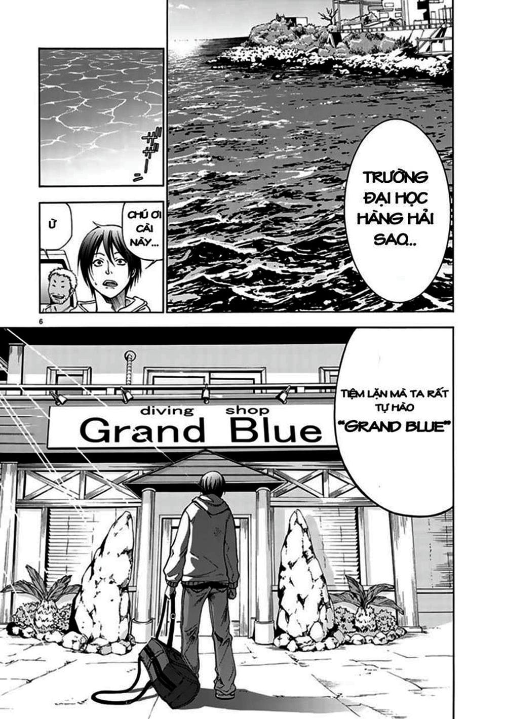 Truyện Tranh Cô Gái Thích Lặn - Grand Blue trang 4