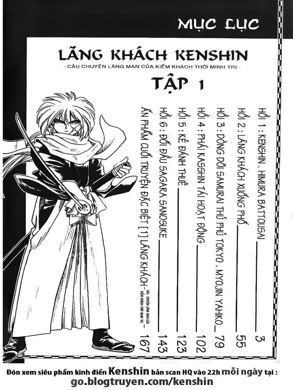 Truyện Tranh Lãng Khách Kenshin trang 0