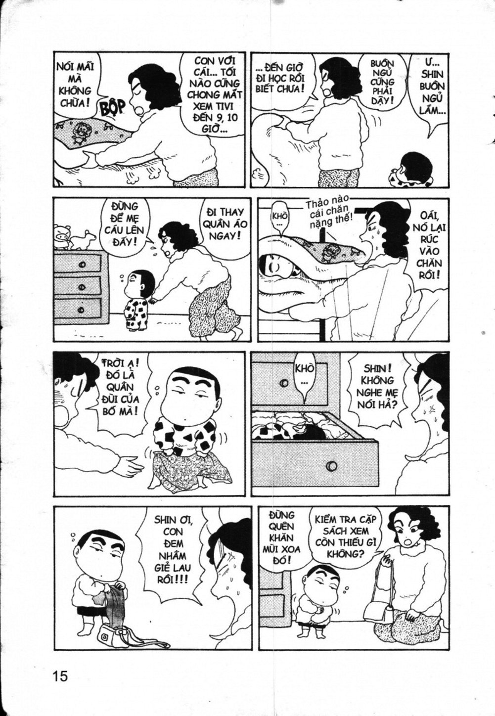 Truyện Tranh Shin - Cậu Bé Bút Chì trang 12