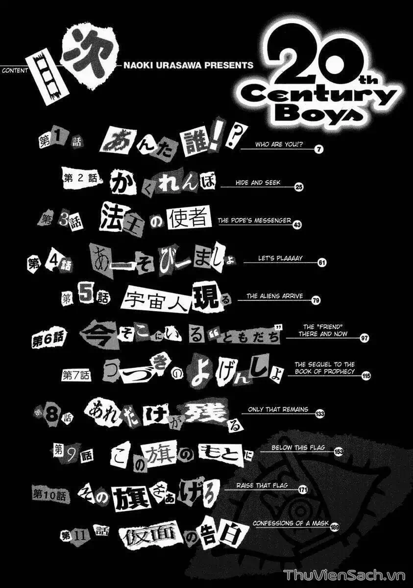 Truyện Tranh Những Chàng Trai Thế Kỉ 20 - 20Th Century Boys trang 2