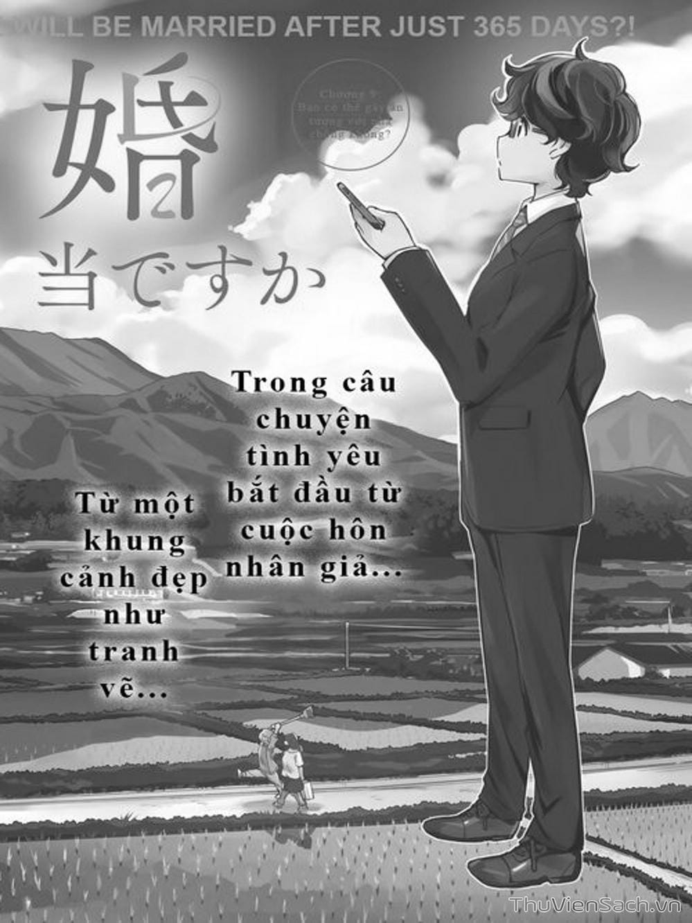 Truyện Tranh Chúng Ta Sẽ Kết Hôn Thật Sao? - 365 Days To The Wedding trang 3