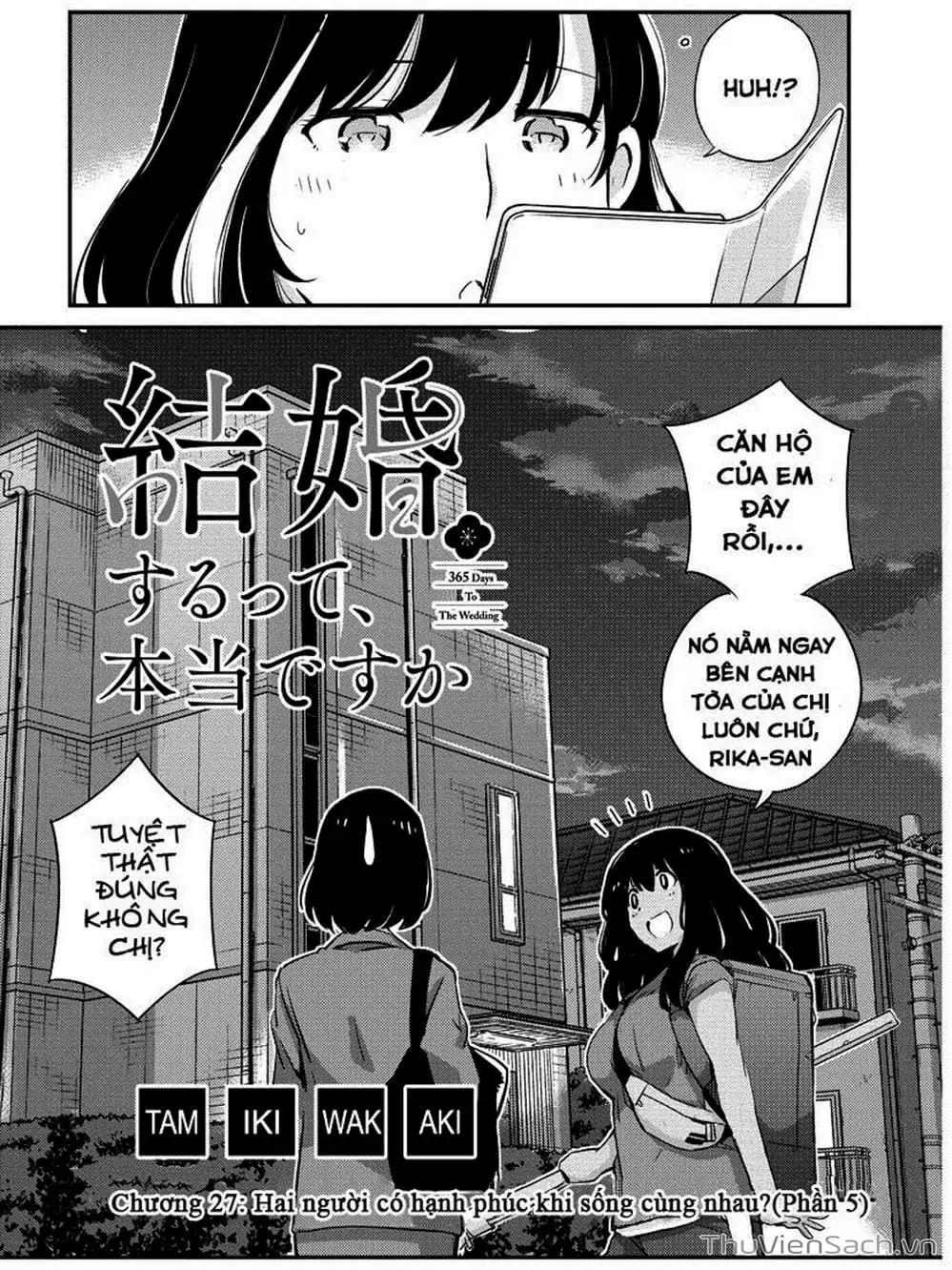 Truyện Tranh Chúng Ta Sẽ Kết Hôn Thật Sao? - 365 Days To The Wedding trang 3