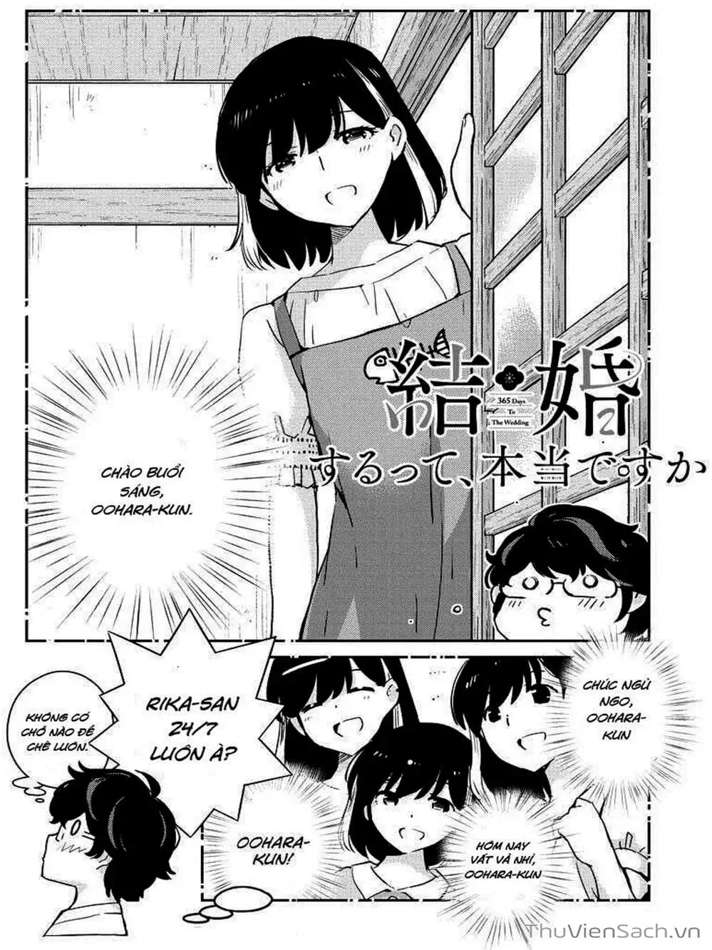 Truyện Tranh Chúng Ta Sẽ Kết Hôn Thật Sao? - 365 Days To The Wedding trang 3