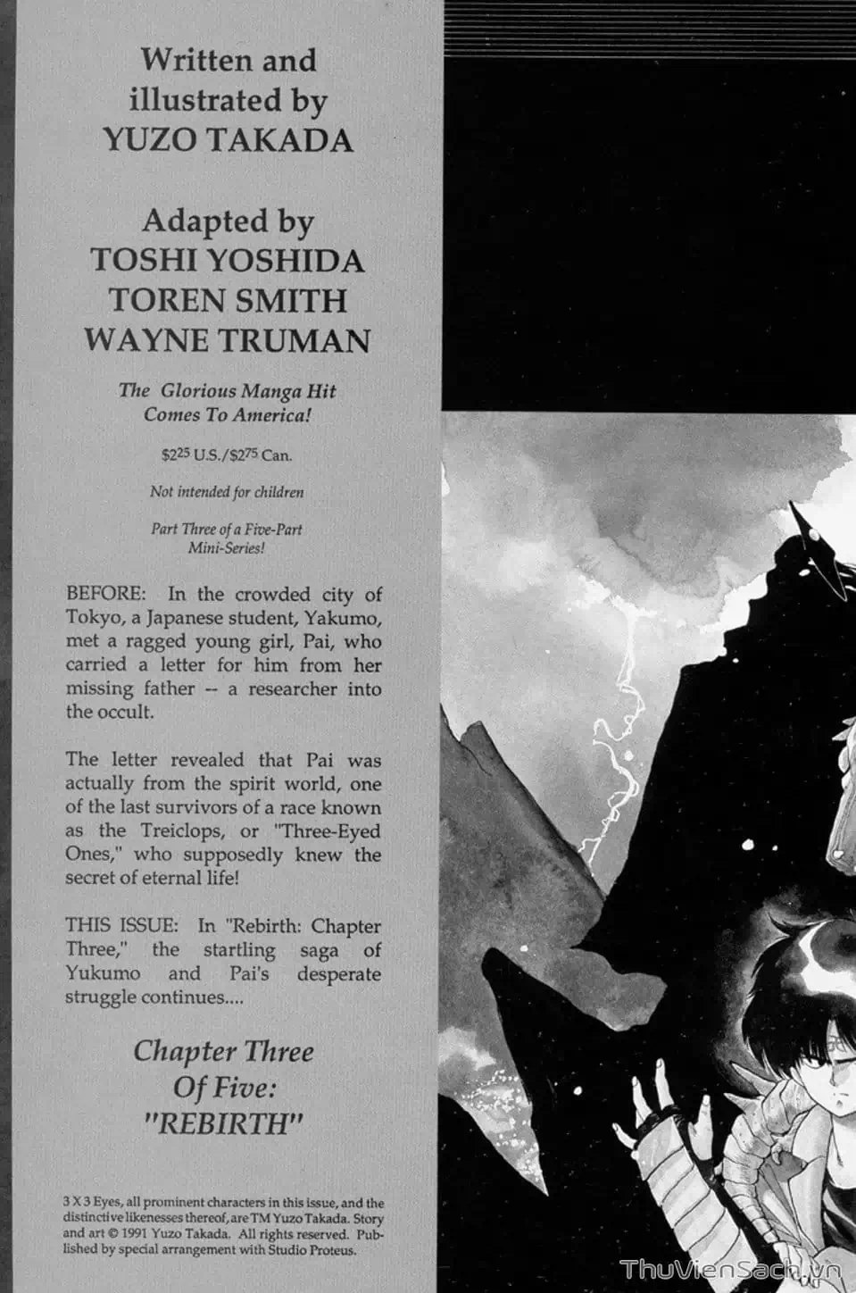 Truyện Tranh Cô Bé Ba Mắt - 3X3 Eyes trang 6