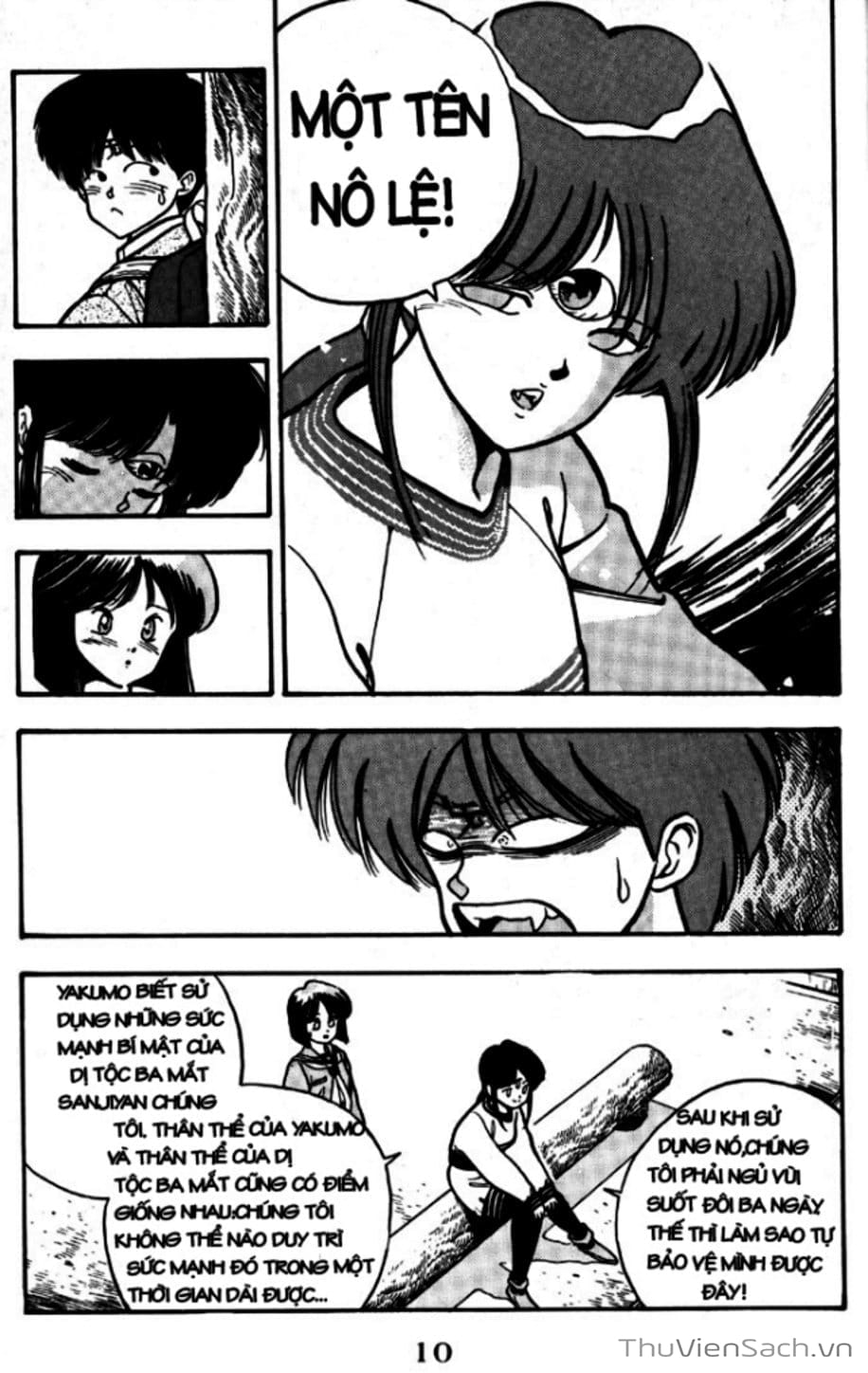 Truyện Tranh Cô Bé Ba Mắt - 3X3 Eyes trang 6