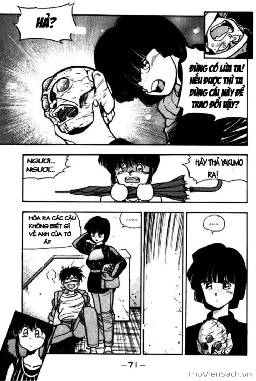 Truyện Tranh Cô Bé Ba Mắt - 3X3 Eyes trang 6