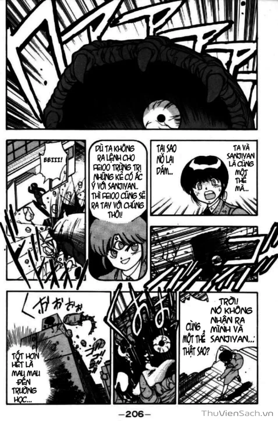 Truyện Tranh Cô Bé Ba Mắt - 3X3 Eyes trang 6