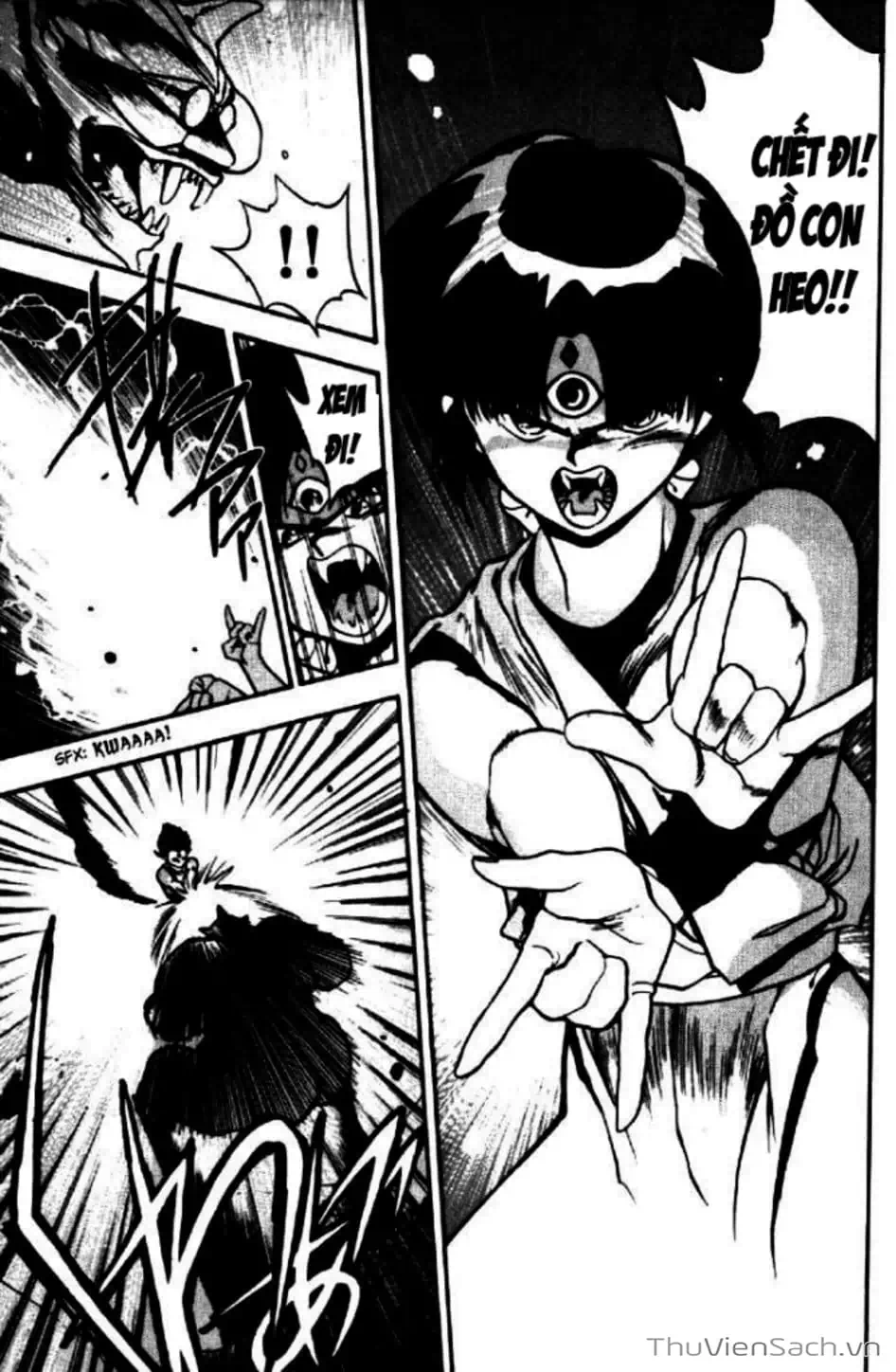 Truyện Tranh Cô Bé Ba Mắt - 3X3 Eyes trang 6