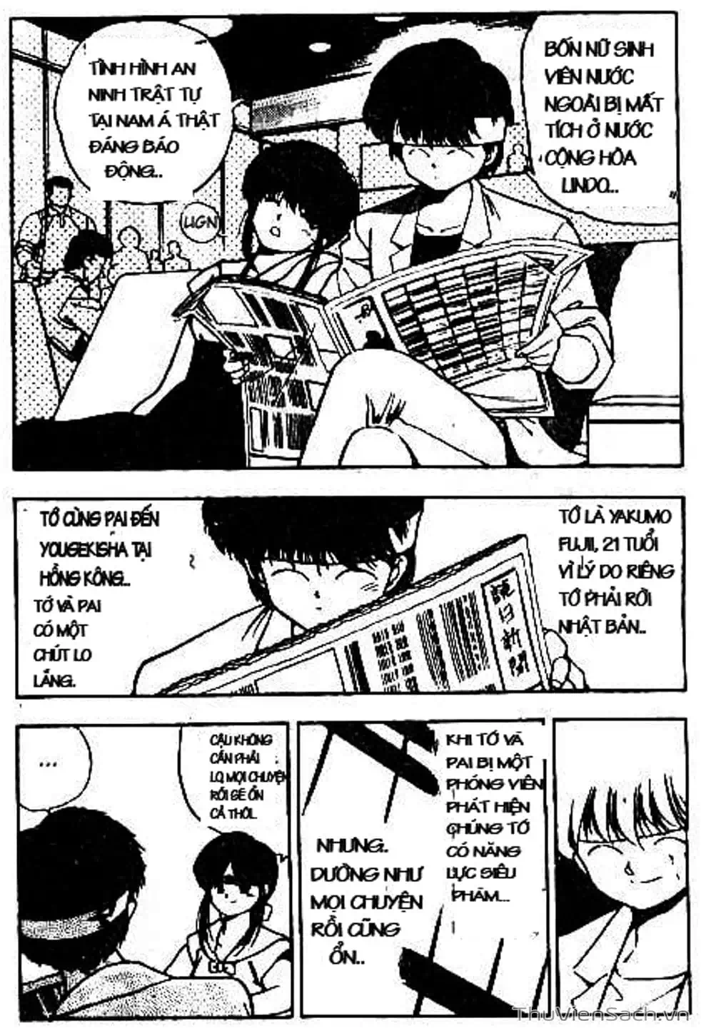 Truyện Tranh Cô Bé Ba Mắt - 3X3 Eyes trang 6