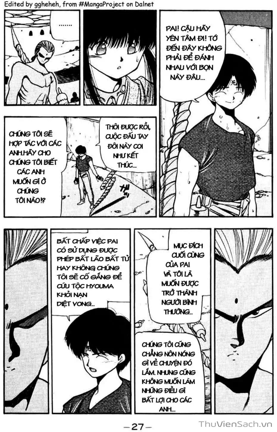 Truyện Tranh Cô Bé Ba Mắt - 3X3 Eyes trang 6