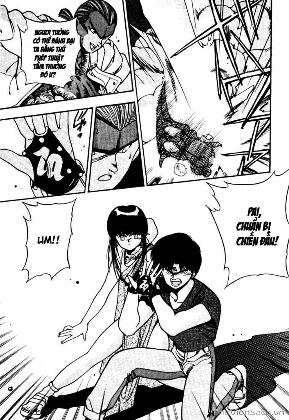 Truyện Tranh Cô Bé Ba Mắt - 3X3 Eyes trang 6