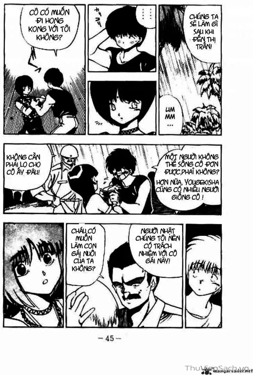 Truyện Tranh Cô Bé Ba Mắt - 3X3 Eyes trang 6