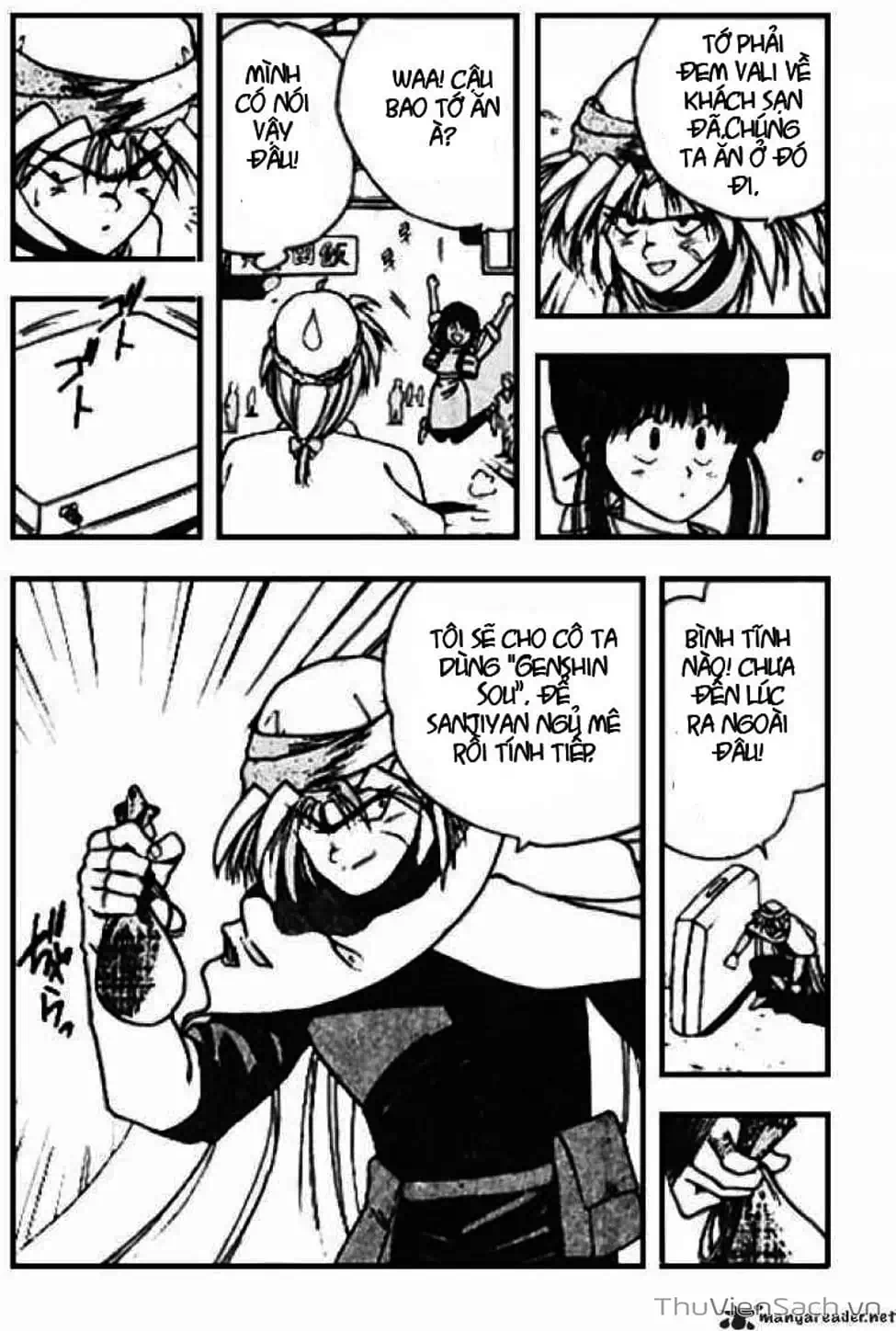 Truyện Tranh Cô Bé Ba Mắt - 3X3 Eyes trang 6