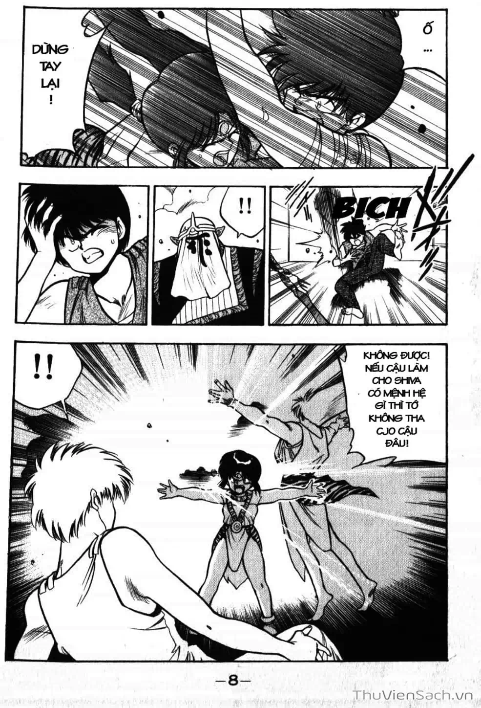 Truyện Tranh Cô Bé Ba Mắt - 3X3 Eyes trang 6