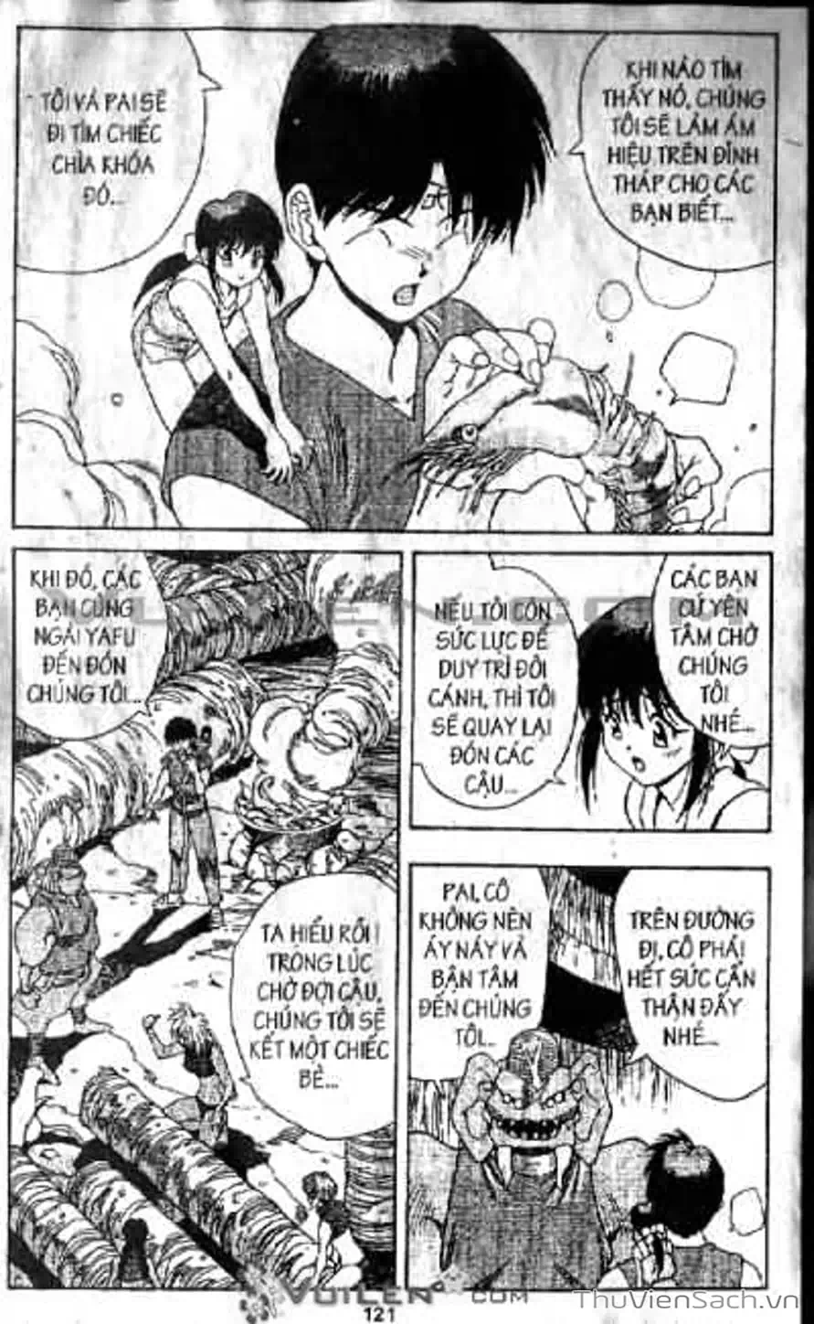 Truyện Tranh Cô Bé Ba Mắt - 3X3 Eyes trang 6